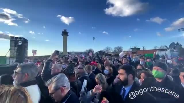 Many people came to say good bye