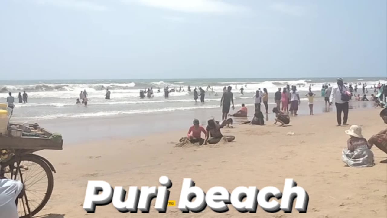 Odisha puri beach 🏝️🏝️####