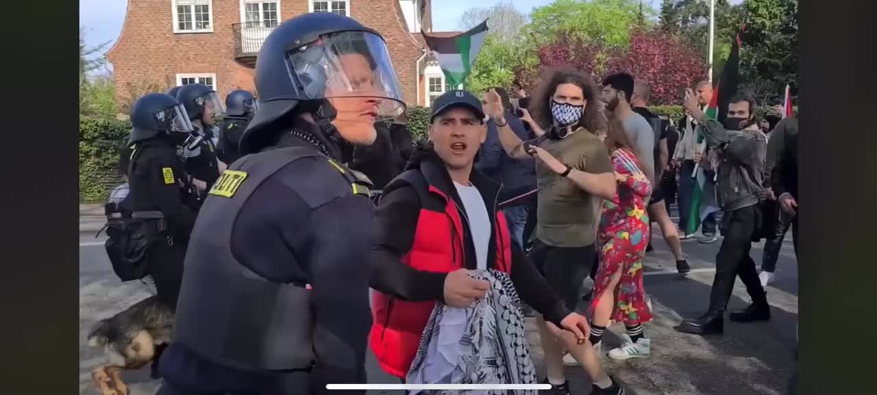 Police Use force to crack down on protests in Denmark