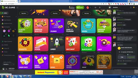 BC GAME CASINO ONLINE GIRO SPIN BÔNUS