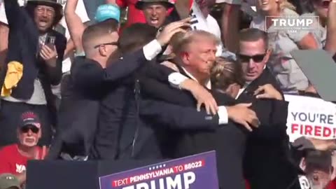 TRUMP DEFIANT AFTER BEING SHOT