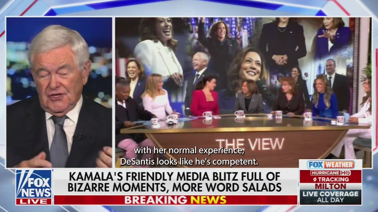 Kamal Harris's media blitz is full of bizarre moments