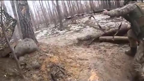 Brazilian mercenaries in the service of the AFU in the forests near Kremenna.