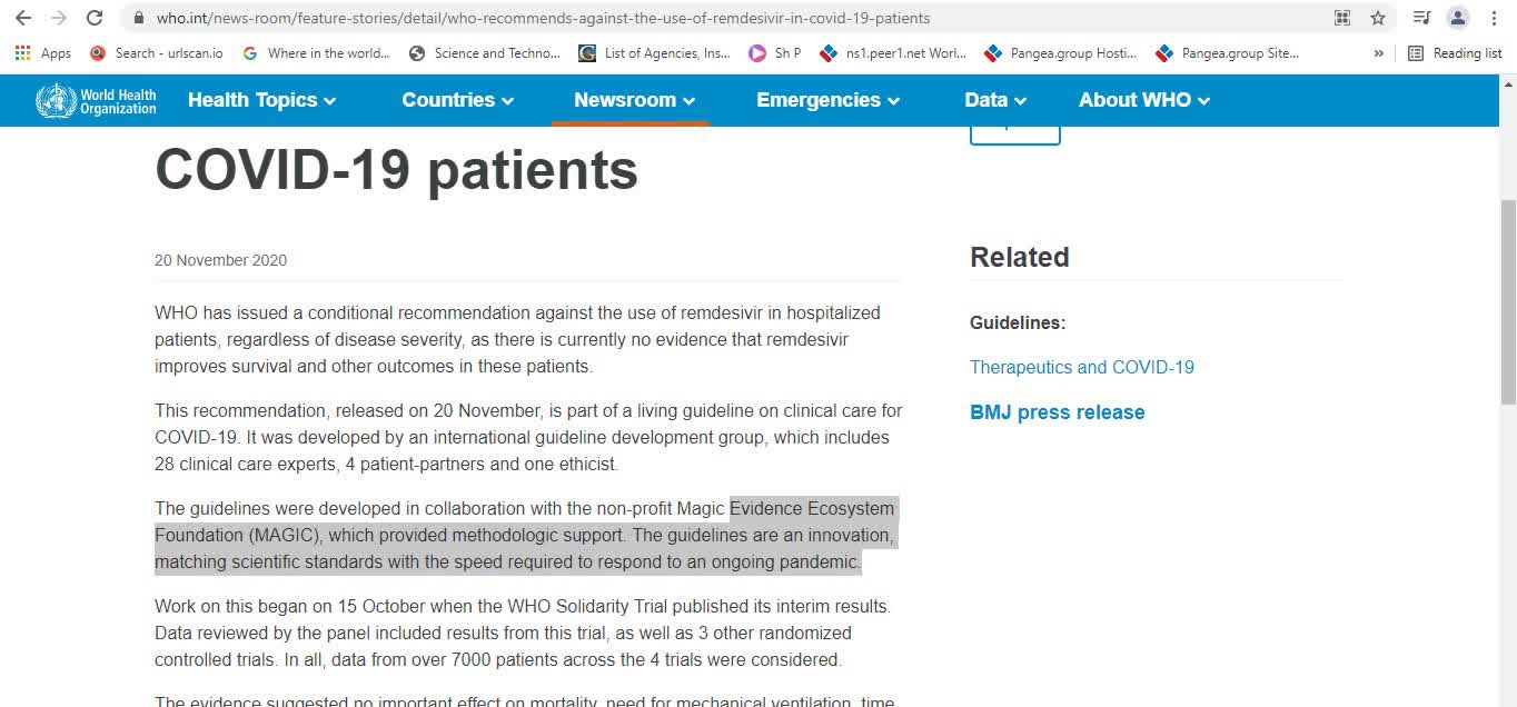 Remdesivir is DEADLY Treatment for Covid, Soros owns it.