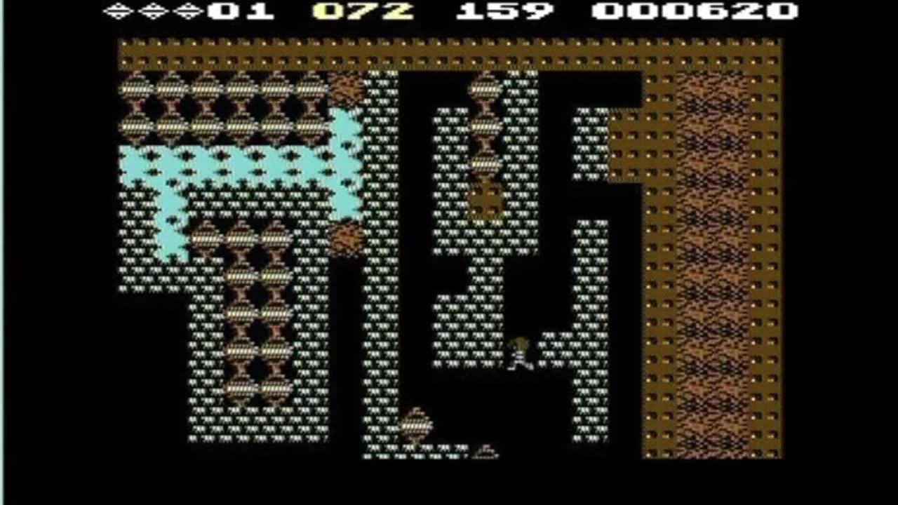 Boulder Dash Construction Kit C64 Playthrough Level BBBB