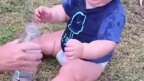 Cute baby Funny Baby Videos playing Short_