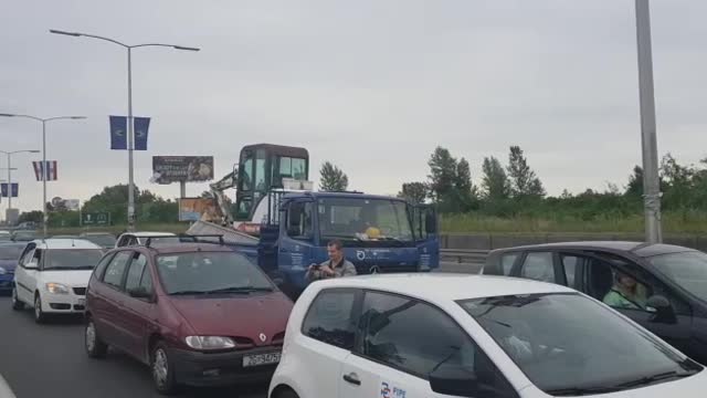 Zagrebačka avenija, prosvjed protiv visokih cijena goriva