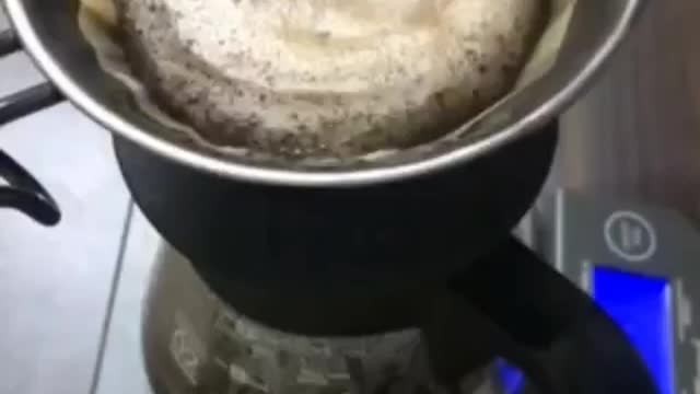 Pourover coffee