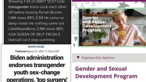 I will call them out because children changing genders is skyrocketing