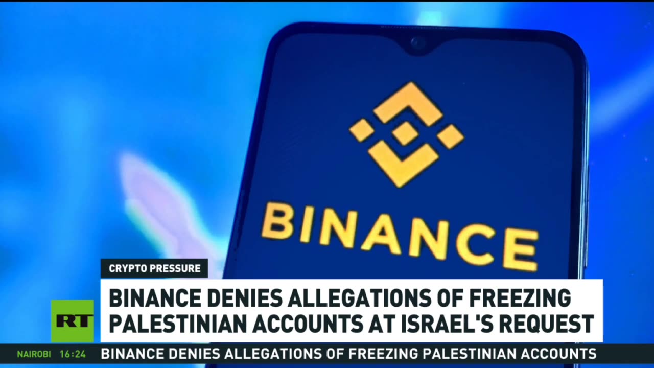 BINANCE: has been accused of freezing Palestinian accounts at the request of Israel.