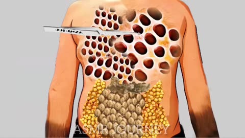 2D ASMR BODY CLEANING ANIMATION