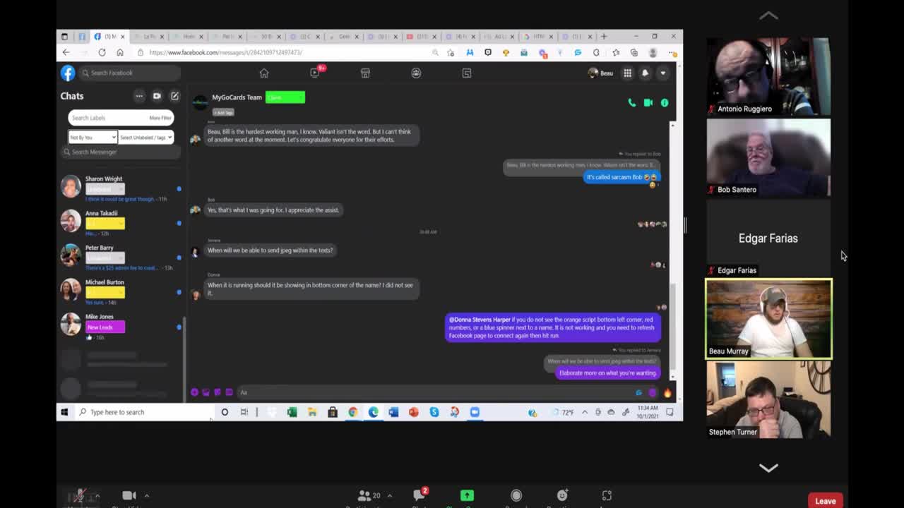 MyGoCards Training ~ 10/1/2021