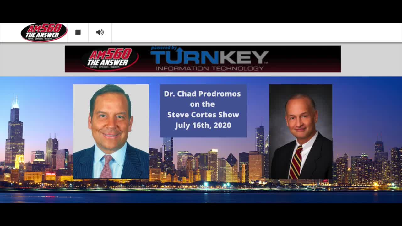 Dr. Chad Prodromos, Steve Cortes AM 560 Interview