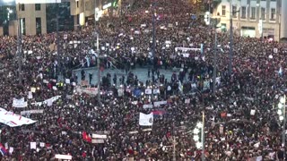 Huge turnout for anti-government protest in Serbia's capital