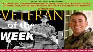 Veteran of the week.