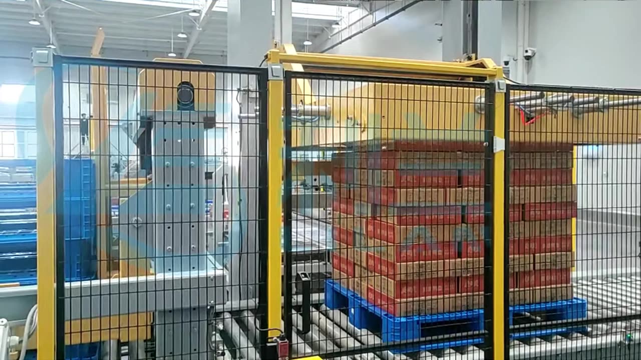 Gantry palletizer for cartons