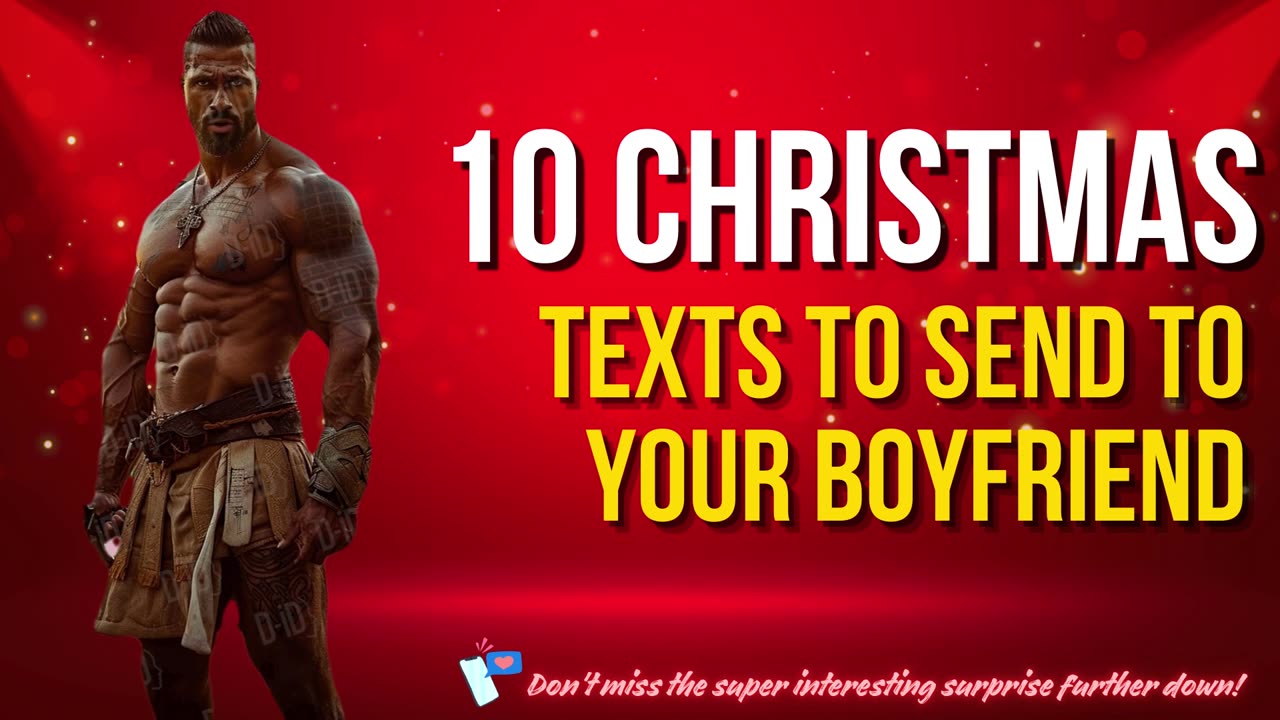 10 Christmas Texts To Send To Your Boyfriend