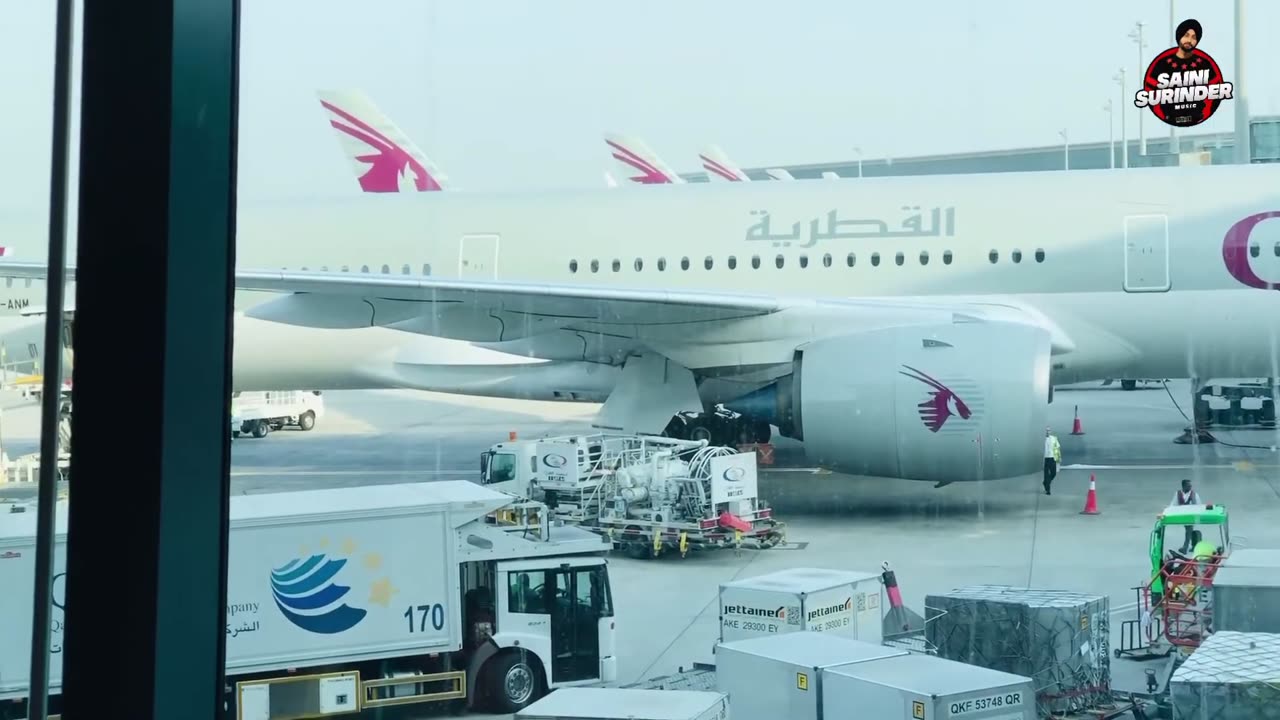 India to America | Saini Surinder | Vlog | Travel with Qatar Airways | 2024