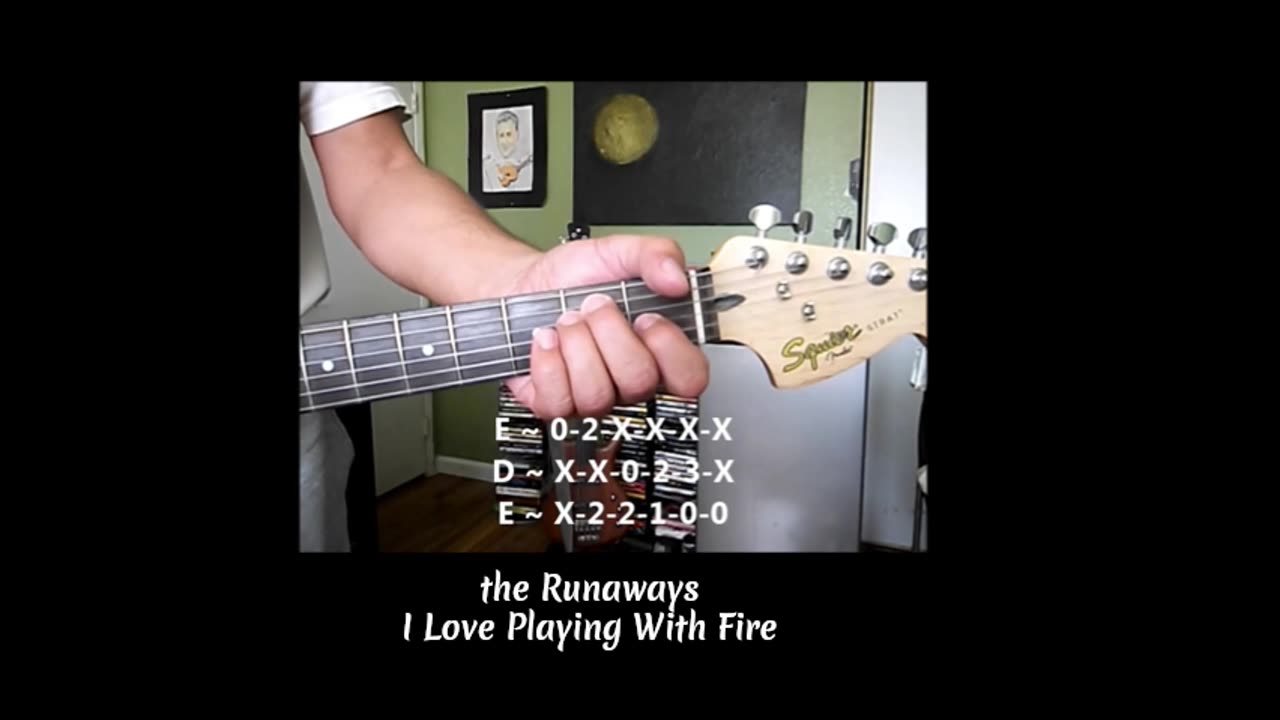 I Love Playing With Fire ~ the Runaways ~ a Smokin' Lesson.