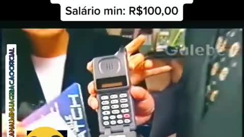 Preço de um celular em 1995