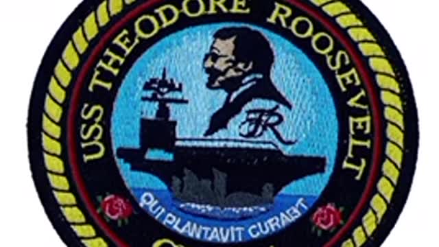 launching the USS Theodore Roosevelt