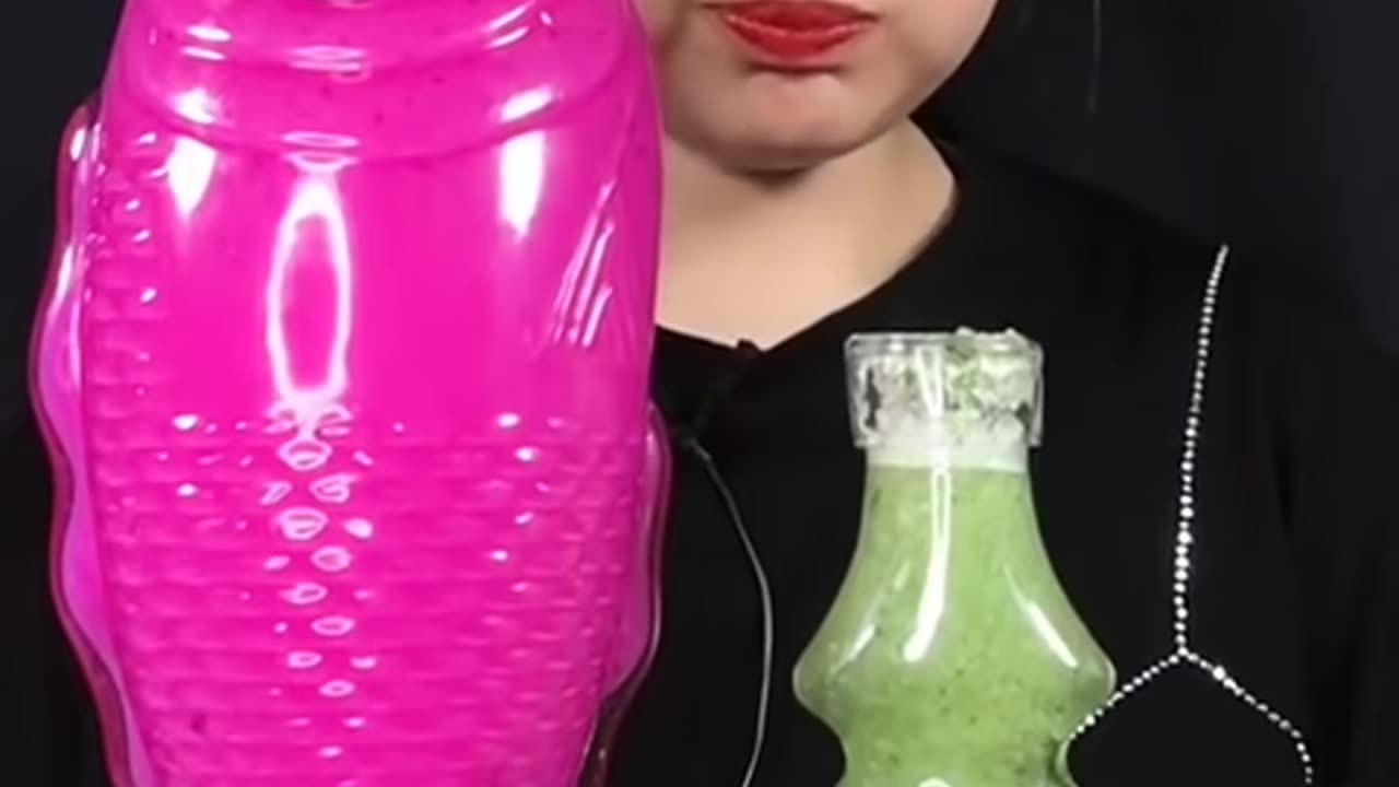 ASMR drinking