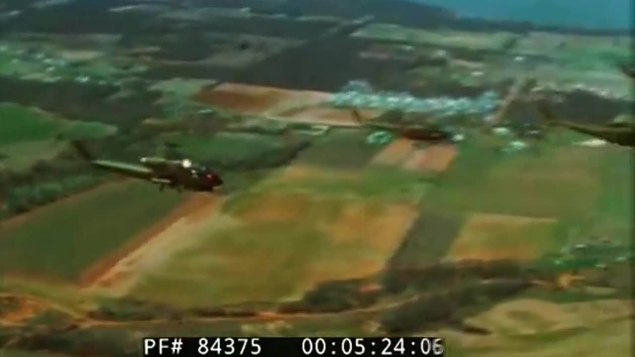 Vietnam-Era Film About Huey Attack Helicopters