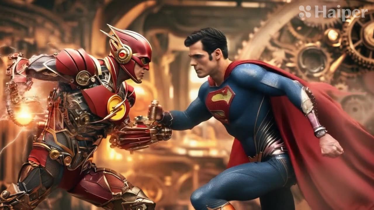 Flash vs superman short