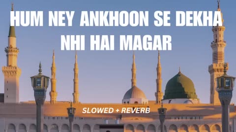 HUM NEY ANKHOON SE DEKHA NAI HAI MAGAR SLOWED AND REVERBED