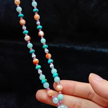 Natural turquoise spiny oyster Milky Blue Aquamarine sakura onyx Tourmaline Rubellite Apyrite03