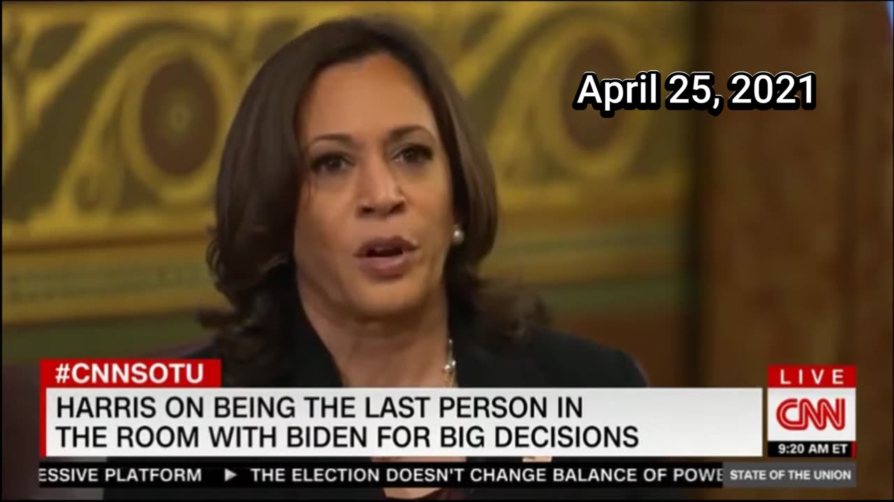 Kamala Harris on CNN is Proud of Afghanistan Pullout