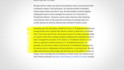 YouTube’s BAN on Videos Claiming Fraud Will AWAKEN a POPULIST BACKLASH!!! - YouT