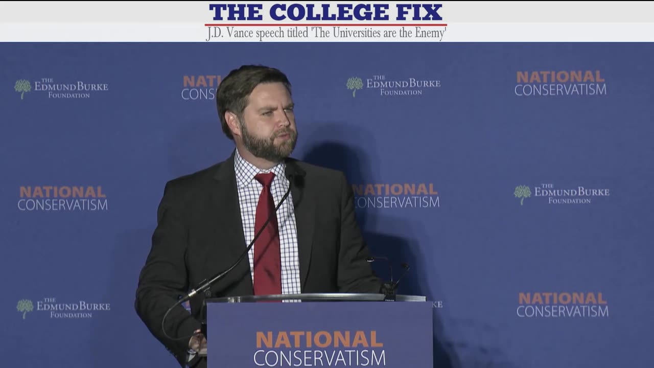 JD Vance rips into the universities