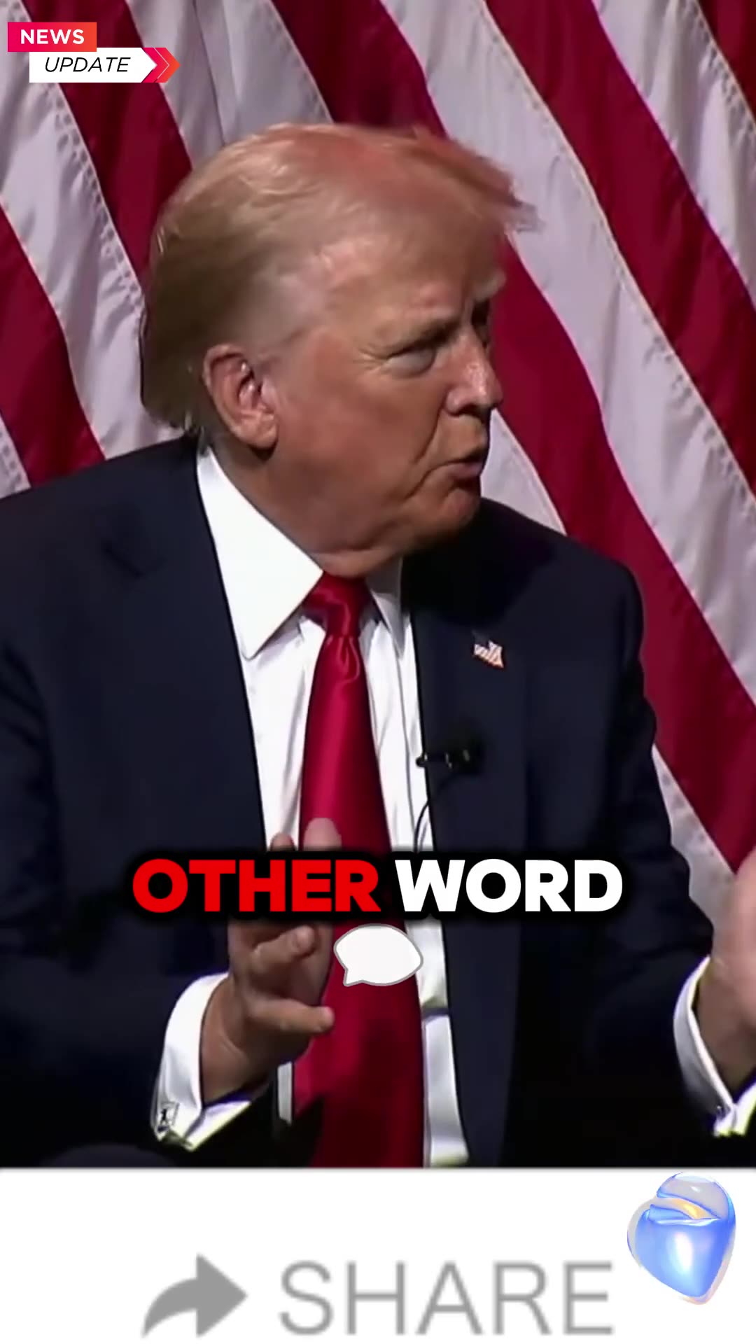 Pt 9 Former President Donald Trump participates in a question and answer session in Chicago #news