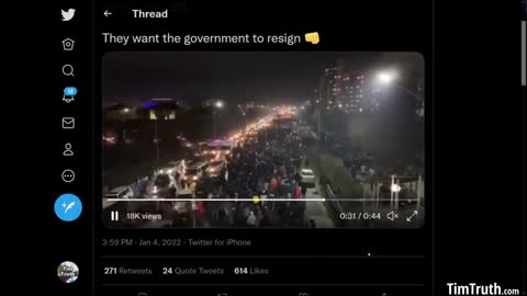 REVOLUTION IN KAZAKHSTAN: PEOPLE DETAIN MILITARY & SEIZE VEHICLES/ EQUIPMENT.