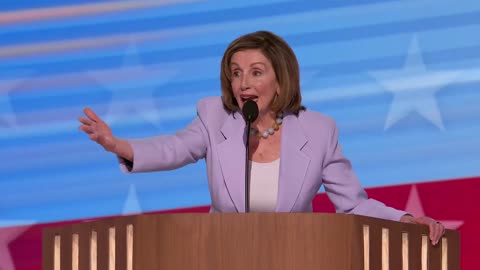 Frmr. Speaker Nancy Pelosi Speaks at DNC (Day 3)