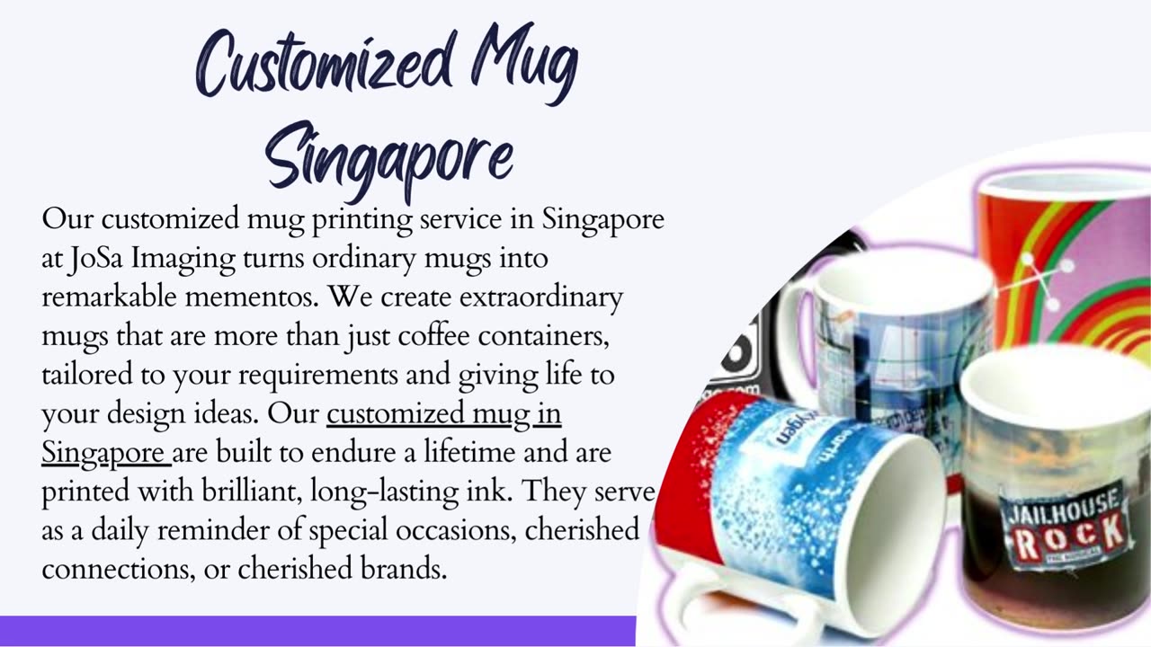 Customized Mug Singapore | JoSa Imaging