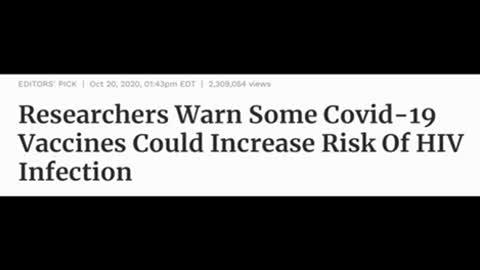 Memory lane on the HIV in the covid vaccine