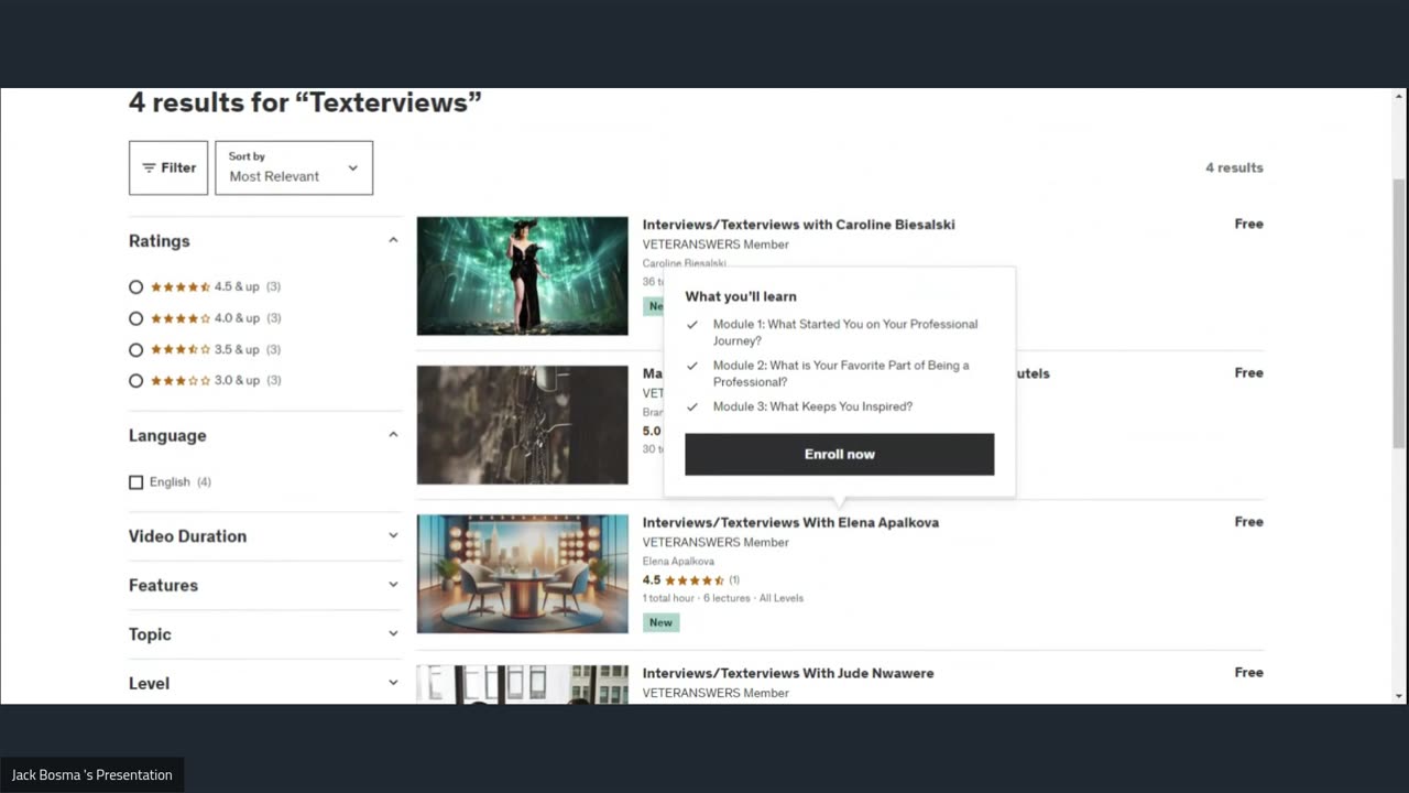 Interviews/Texterviews