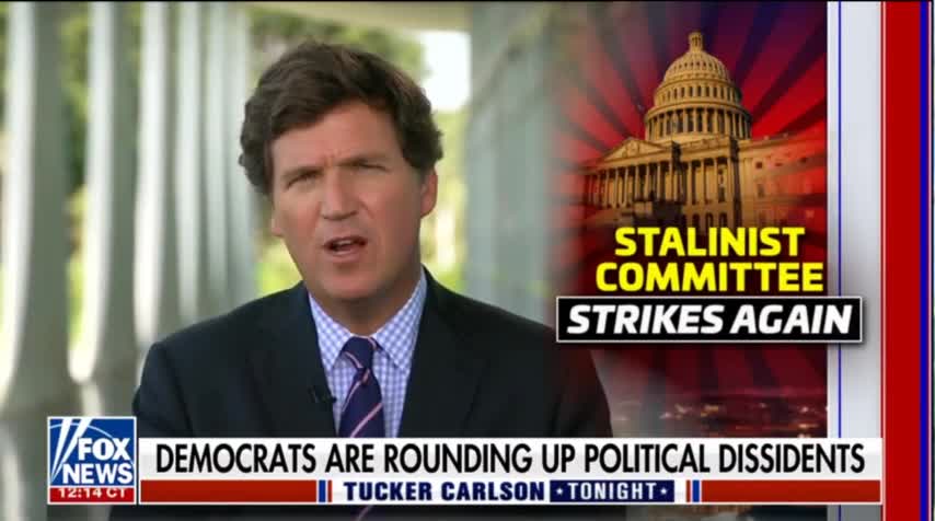 DOJ Proves “Dems Run the Justice System - You Are Powerless” Tucker lists examples