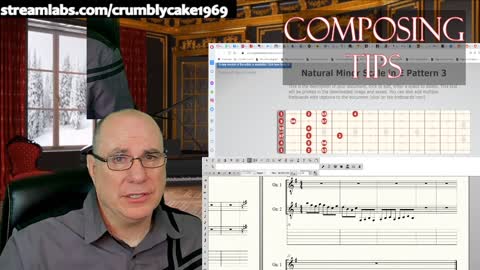 Composing for Classical Guitar Daily Tips: Natural Minor Mode in E Pattern 3