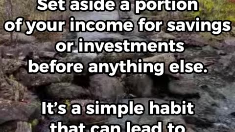 Financial tip