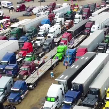 Konvoj Svobody v USA - březen 2022