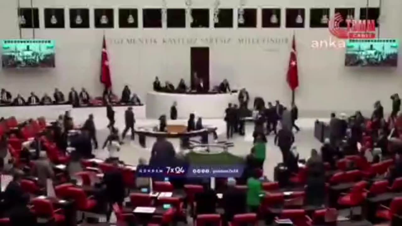 The Moment Turkish Lawmaker Suffers Heart Attack After Threatening Israel