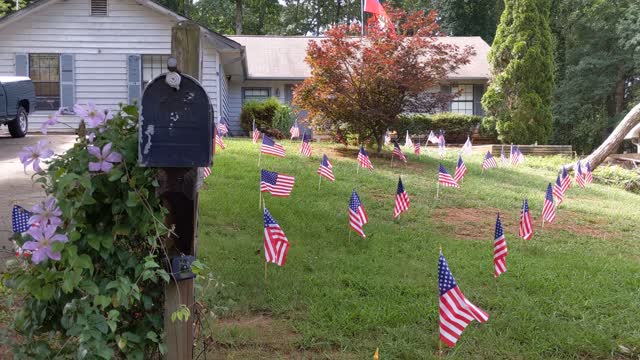 Two Flags fly over my home.