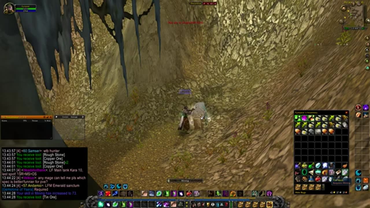 Turtle Wow - Druid - Herbalism / Minning level up - part 2