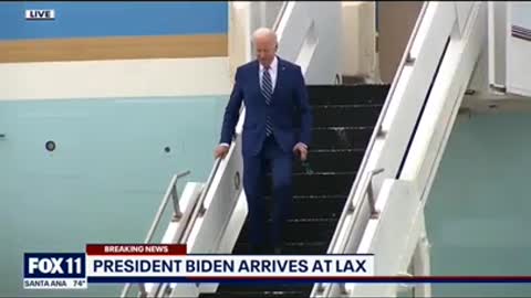 Joe Biden's Slightly Less Famous Stairs Clip