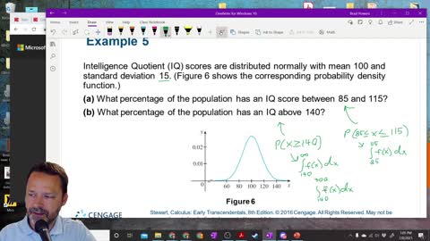 Calculus 2 - Section 8-5 - Intro to and how to handle Normal Distributions