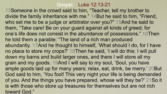 Pentecost 8 2022 Worship Service