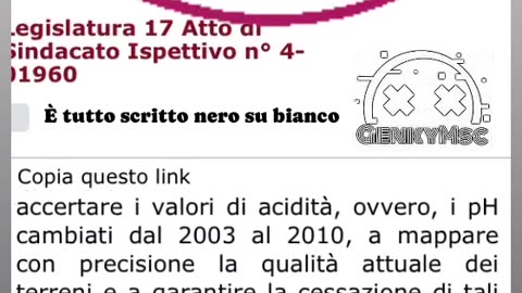 SENATO DELLA REPUBBLICA E AUTORIZZAZIONE SCIE CHIMICHE